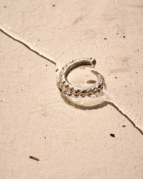 Anillo Tentáculo de Pulpo Plata Ley 950