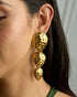 Aretes Tortugas Carey baño en Oro de 24 k