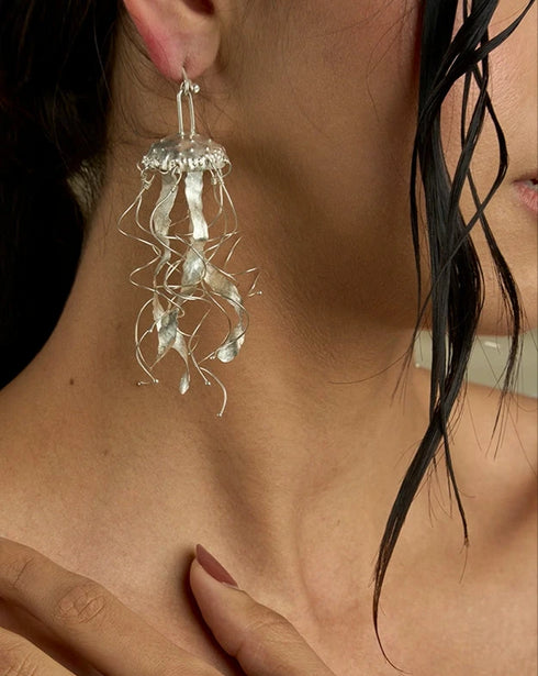 Aretes Melena de León Doble - Plata Ley 950