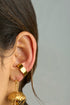 Earcuff - Anillo Midi Olas del mar con Baño en Oro de 24k