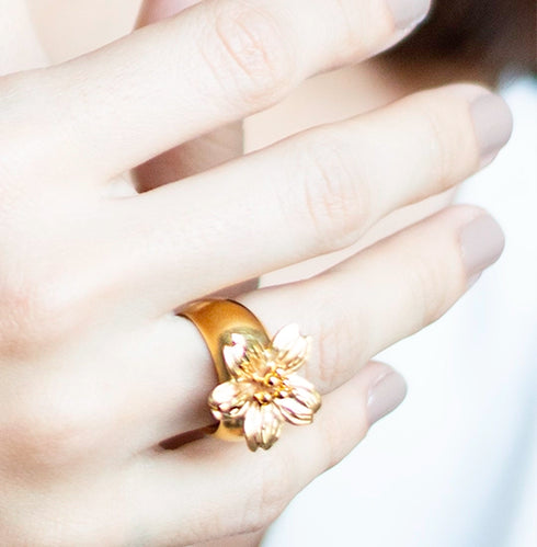 Anillo Flor de Cerezo