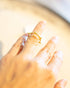 Anillo Midi - Burbujas Doradas con Baño en oro de 24k