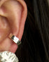 Earcuff Olas del mar Plata Ley 950