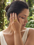 Anillo Cattleya en Espiral artesanal | Alas de Zafiro