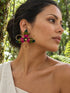 Maxi Cattleya Tejida | Aretes artesanales colombianos