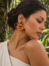 Maxi Cattleya Tejida | Aretes artesanales colombianos